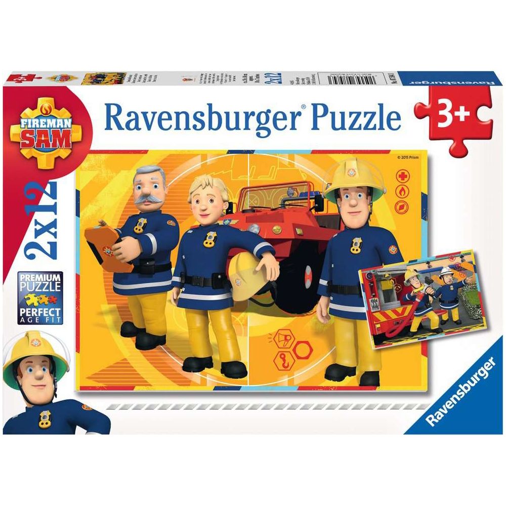 Puzzle Sam im Einsatz, 2 x 12 Teile