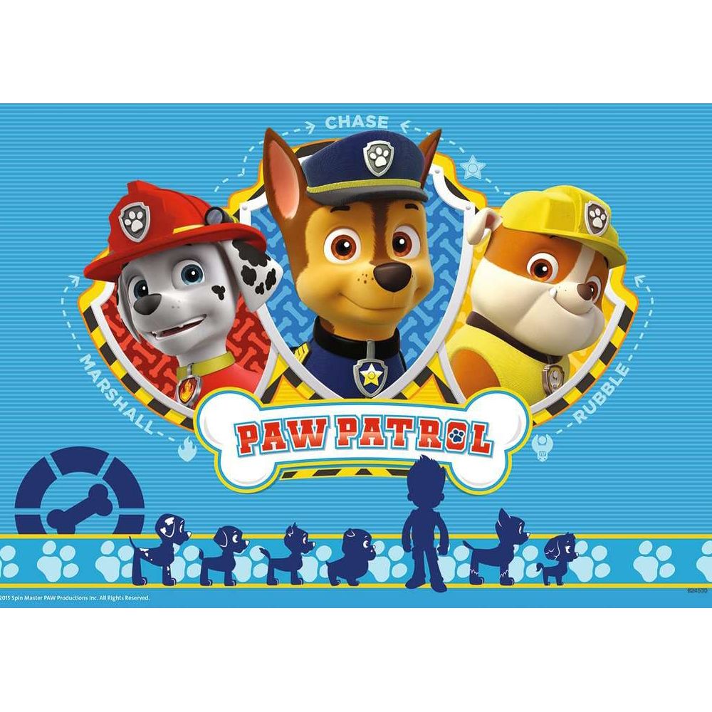 Puzzle Ryder und die Paw Patrol, 2 x 12 Teile