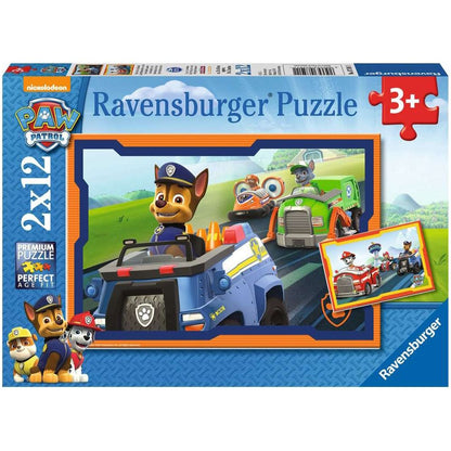 Puzzle Paw Patrol im Einsatz, 2 x 12 Teile