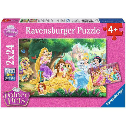 Puzzle Beste Freunde der Prinzessinnen, 2 x 24 Teile