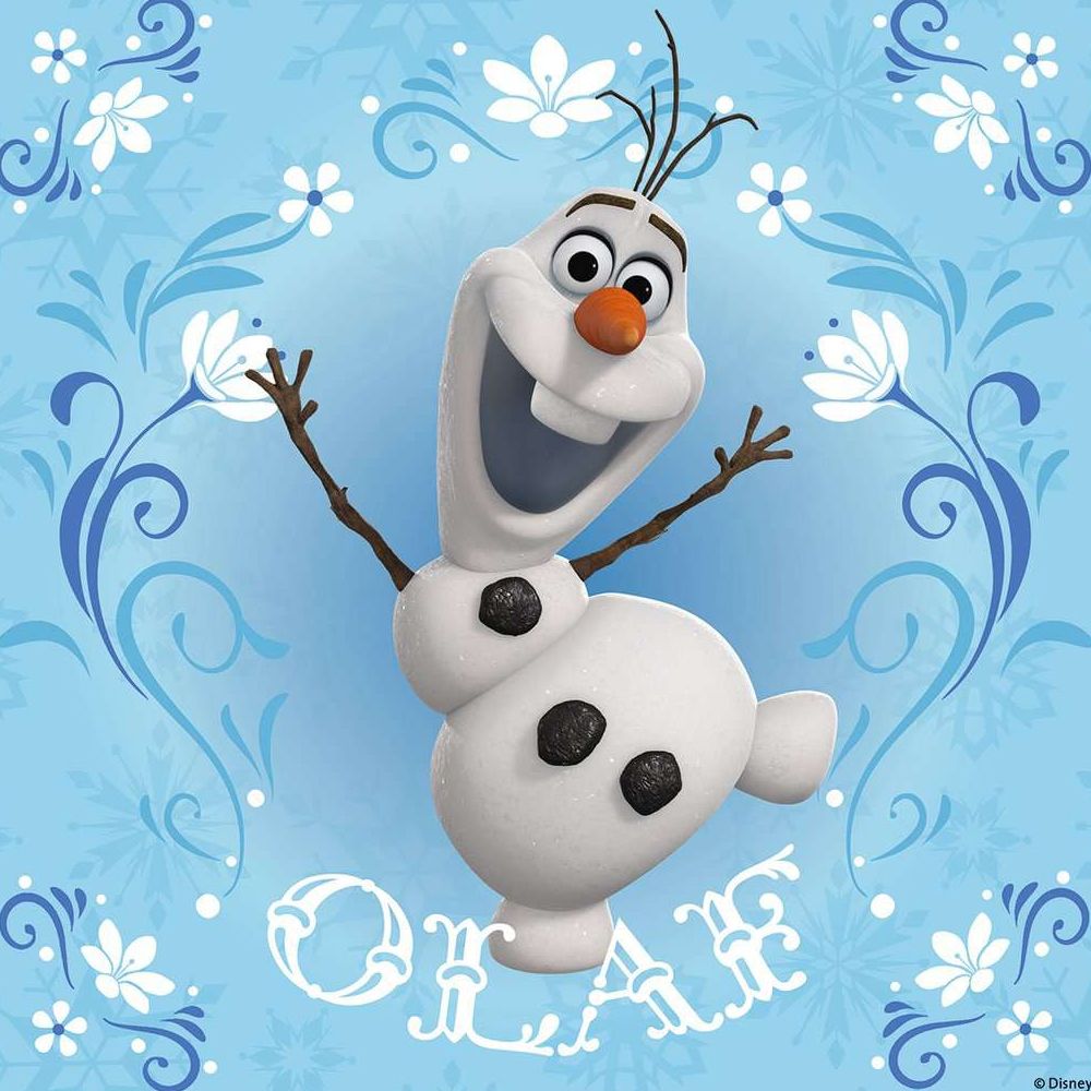 Puzzle Elsa, Anna & Olaf, 3 x 49 Teile