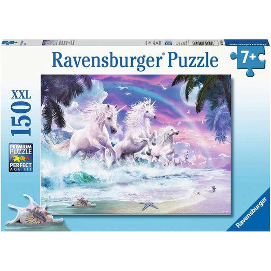 Puzzle Einhörner am Strand, 150 Teile