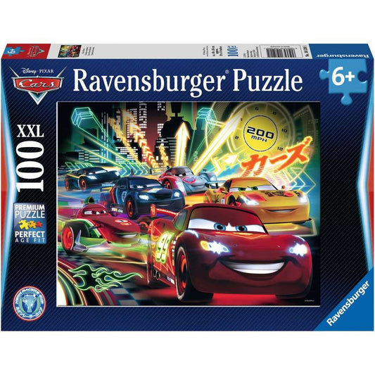 Puzzle Cars Neon, 100 Teile