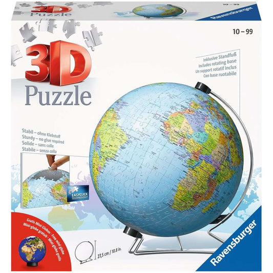 3D Puzzle Globus in deutscher Sprache