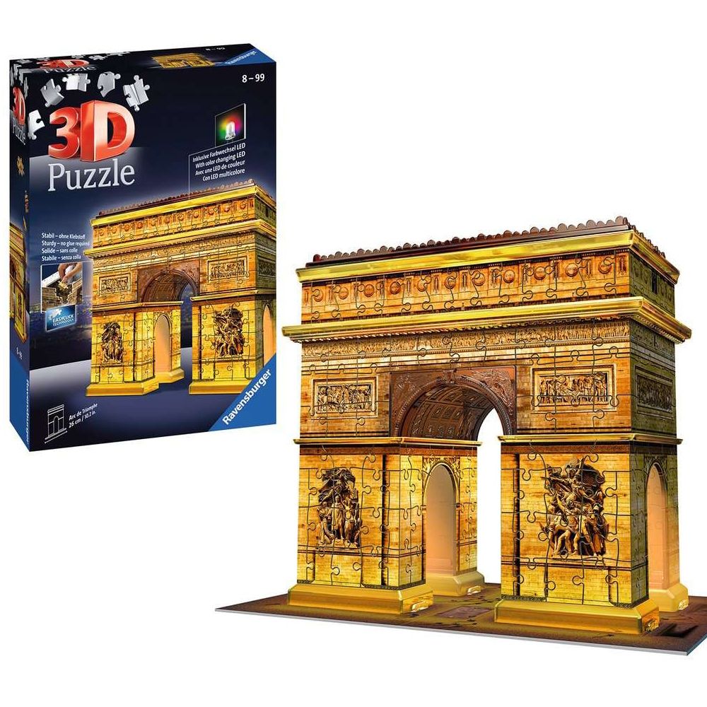 3D Puzzle Triumphbogen Night Edition