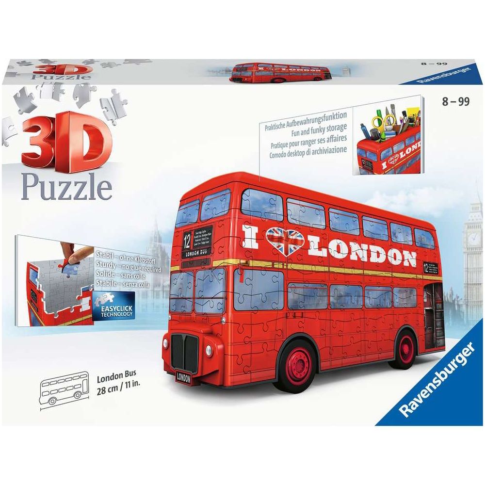 Puzzle 3D London Bus