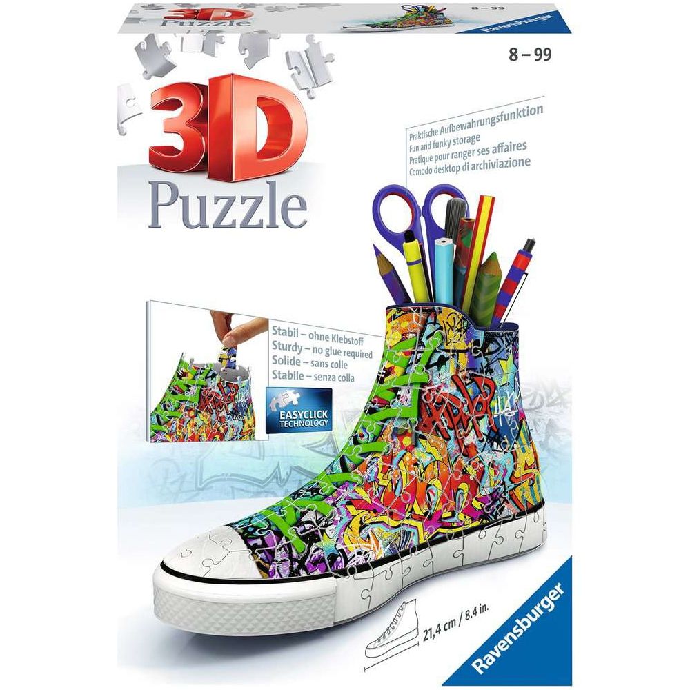 3D Puzzle Sneaker - Graffiti