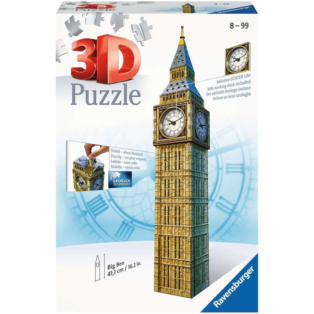 3D Puzzle Big Ben mit Uhr