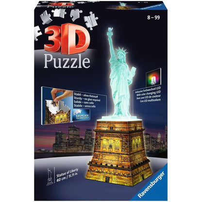 3D Puzzle Freiheitsstatue bei Nacht