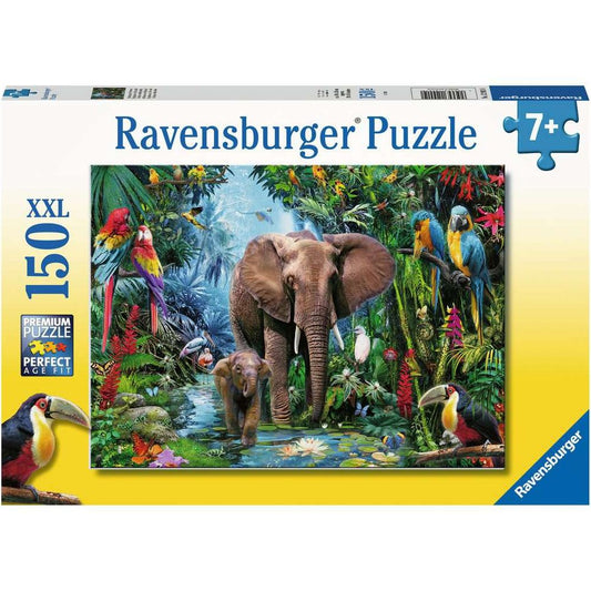 Puzzle Dschungelelefanten, 150 Teile