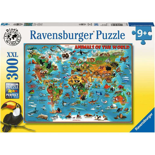 Puzzle Tiere rund um die Welt, 300 Teile