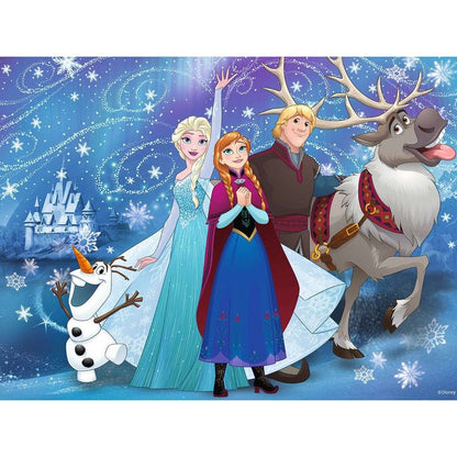 Puzzle Frozen - Glitzernder Schnee, 100 Teile