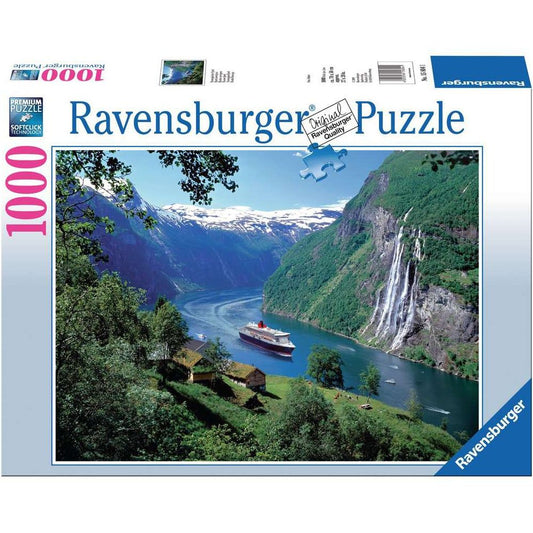 Puzzle Norwegischer Fjord, 1000 Teile