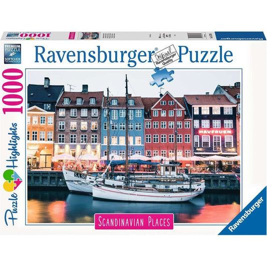 Puzzle Kopenhagen, Dänemark, 1000 Teile