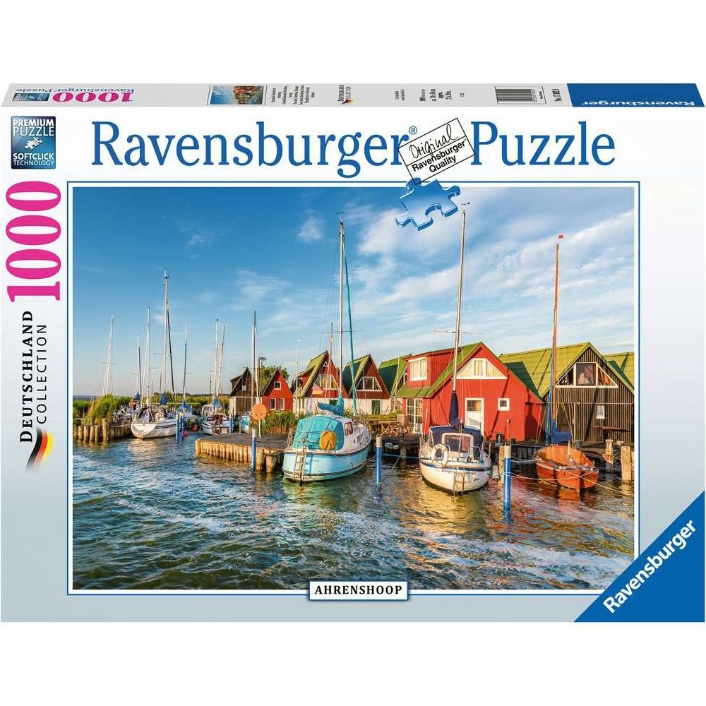 Puzzle Romantische Hafenwelt von Ahrenshoop, 1000 Teile