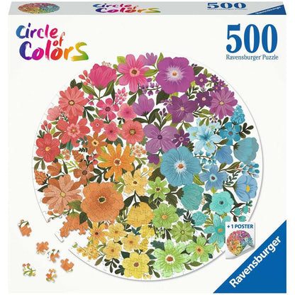 Puzzle Circle of Colors - Flowers, 500 Teile