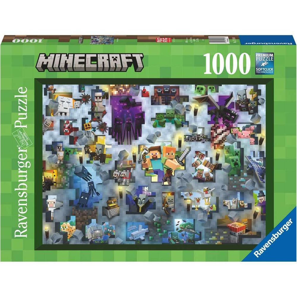 Puzzle Minecraft Mobs, 1000 Teile