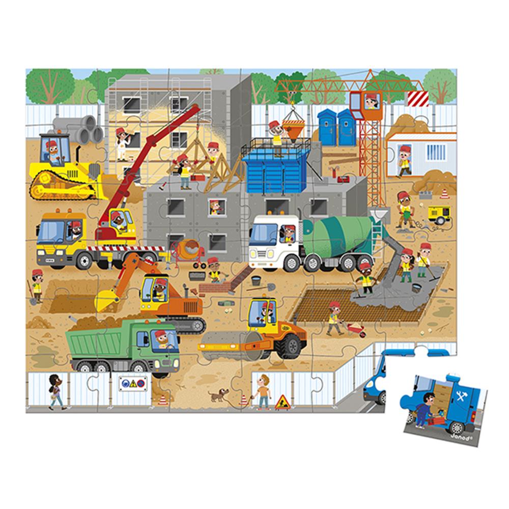 Puzzle Baustelle, 36 Teile