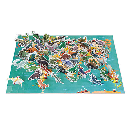 Puzzle Dinosaurier, 200 Teile