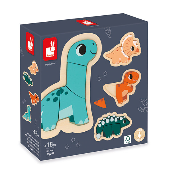 Dino 4 evolutive Puzzles