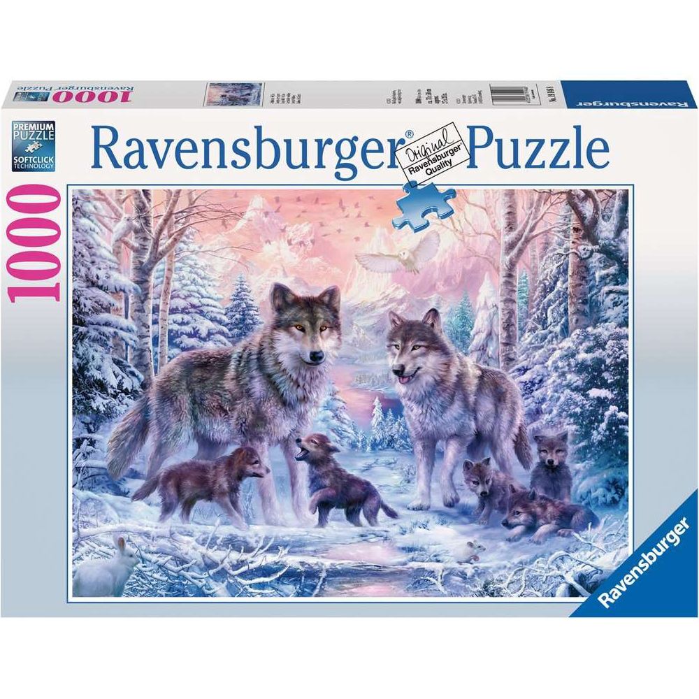 Puzzle Arktische Wölfe, 1000 Teile