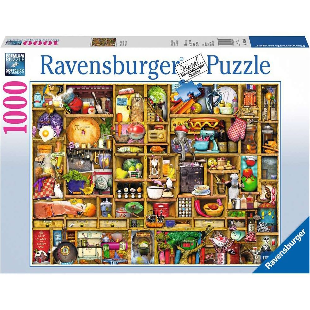 Puzzle Kurioses Küchenregal, 1000 Teile