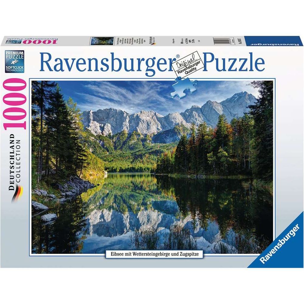 Puzzle Eibsee mit Wettersteingebirge und Zugspitze, 1000 Teile