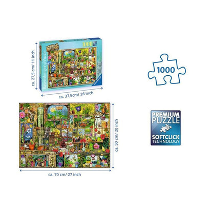 Puzzle Grandioses Gartenregal, 1000 Teile