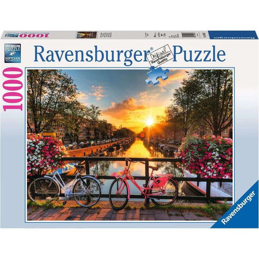 Puzzle Fahrräder in Amsterdam, 1000 Teile