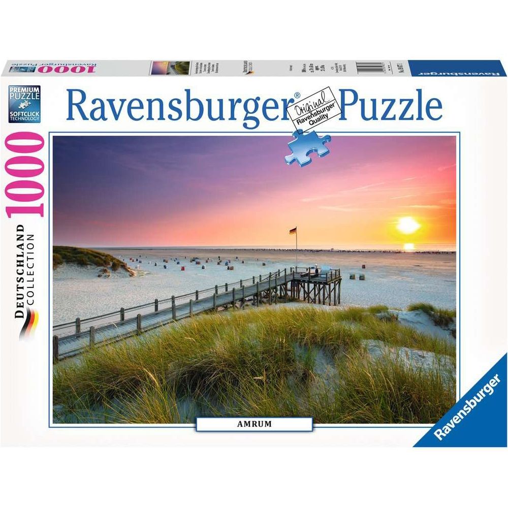 Puzzle Sonnenuntergang über Amrum, 1000 Teile