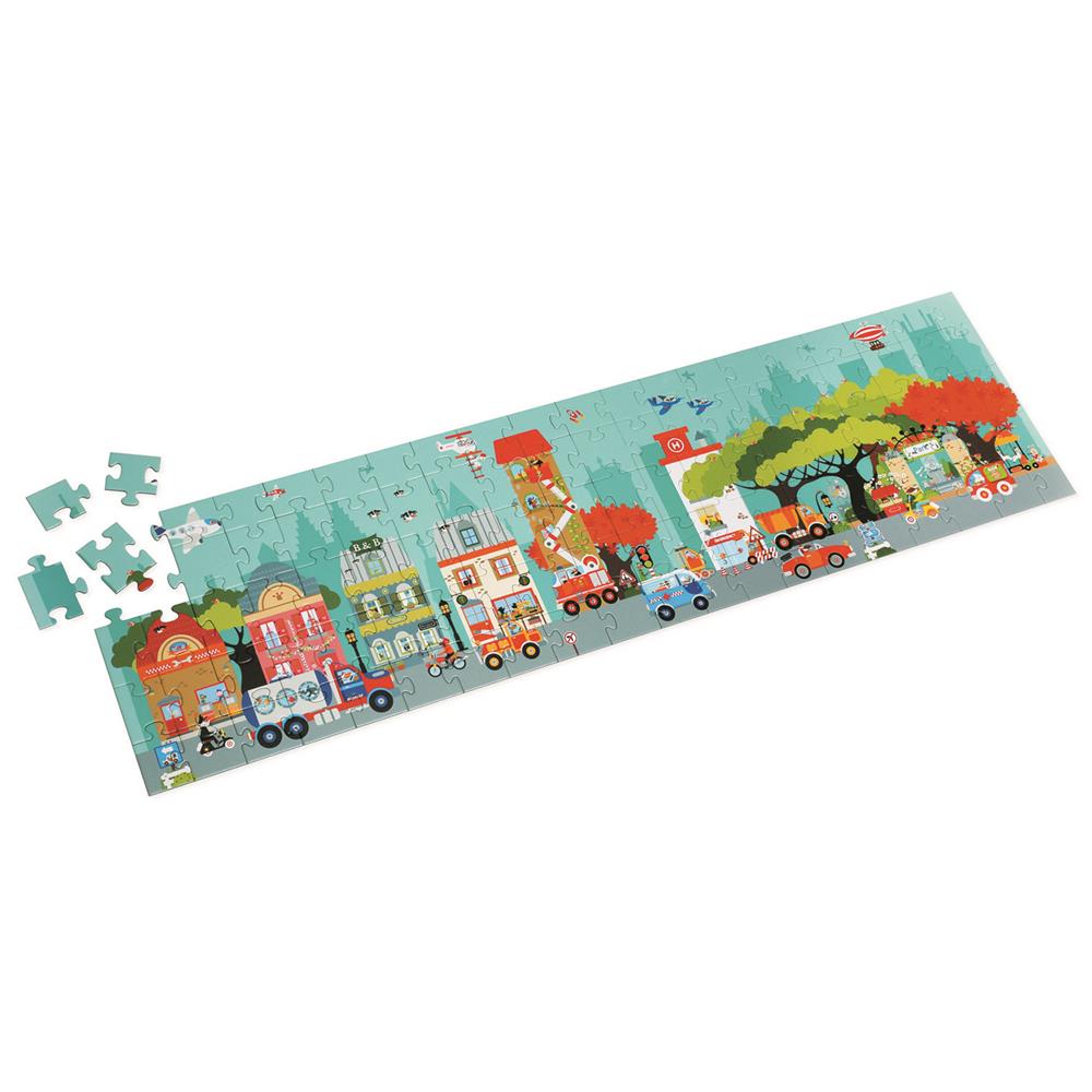 Puzzle Floor Puzzle Stadt, 100 Teile