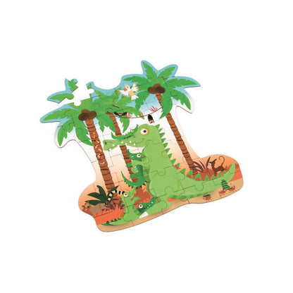 Puzzle Shape Puzzle Krokodil, 36 Teile