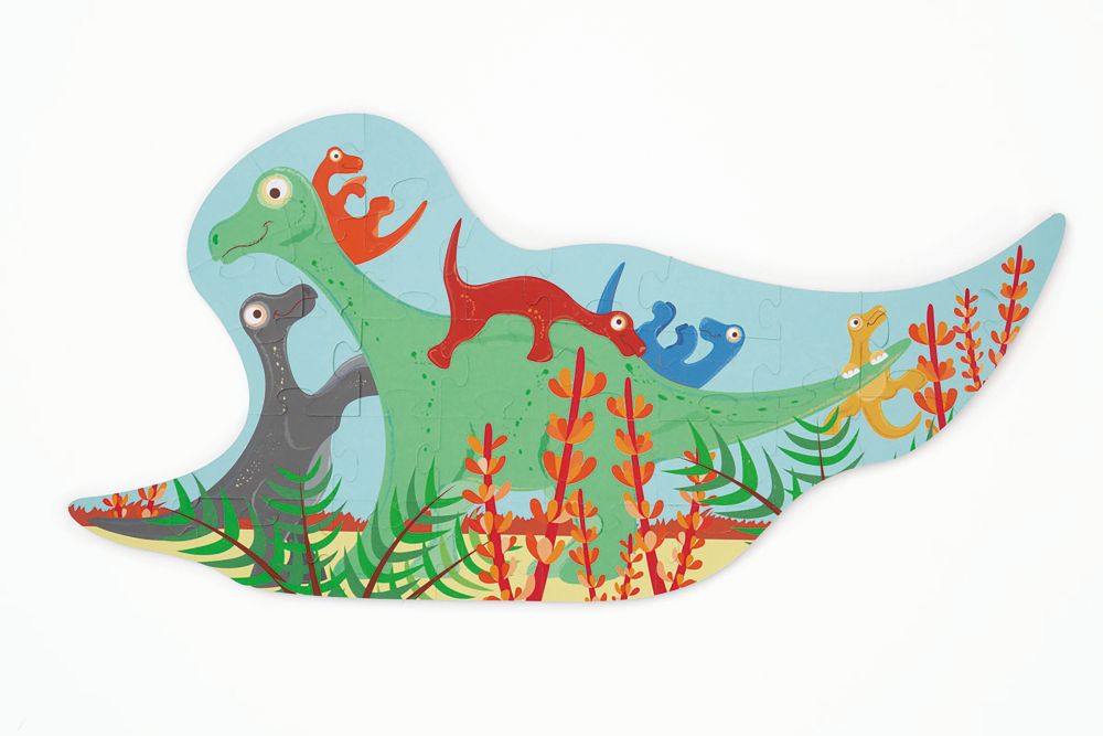 Puzzle Mini Shape Puzzle Dinosaurier, 30 Teile