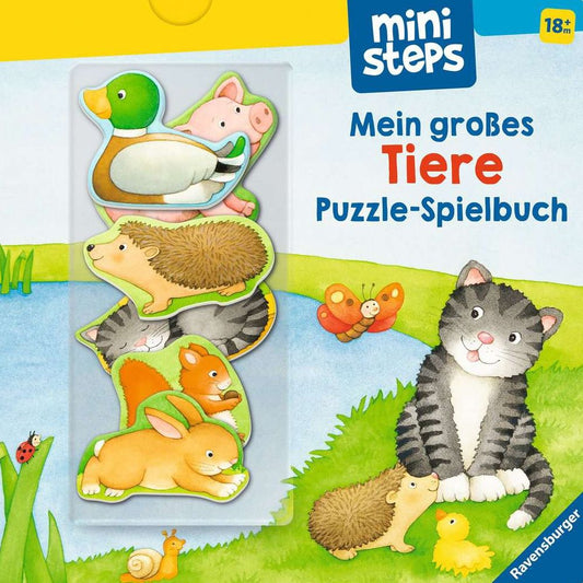 Puzzle ministeps: Mein grosses Tiere Puzzle-Spielbuch