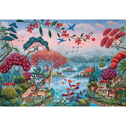 Puzzle Peaceful Jungle, 2000 Teile