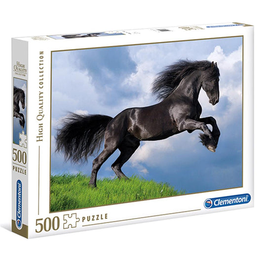 Puzzle black horse, 500 Teile