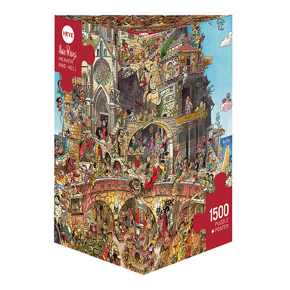Puzzle Heaven and Hell, Prades - Triangular Puzzle, 1500 Teile