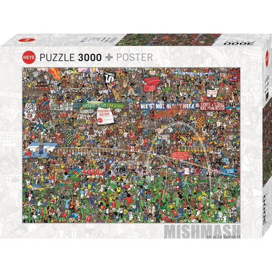 Puzzle WM-Xtra-Puzzle Football History, 3000 Teile
