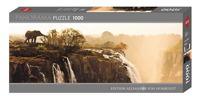 Puzzle Elephant - Panorama Puzzle, 1000 Teile