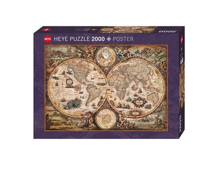 Puzzle Vintage World - Standard Puzzle, 2000 Teile