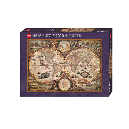 Puzzle Vintage World - Standard Puzzle, 2000 Teile