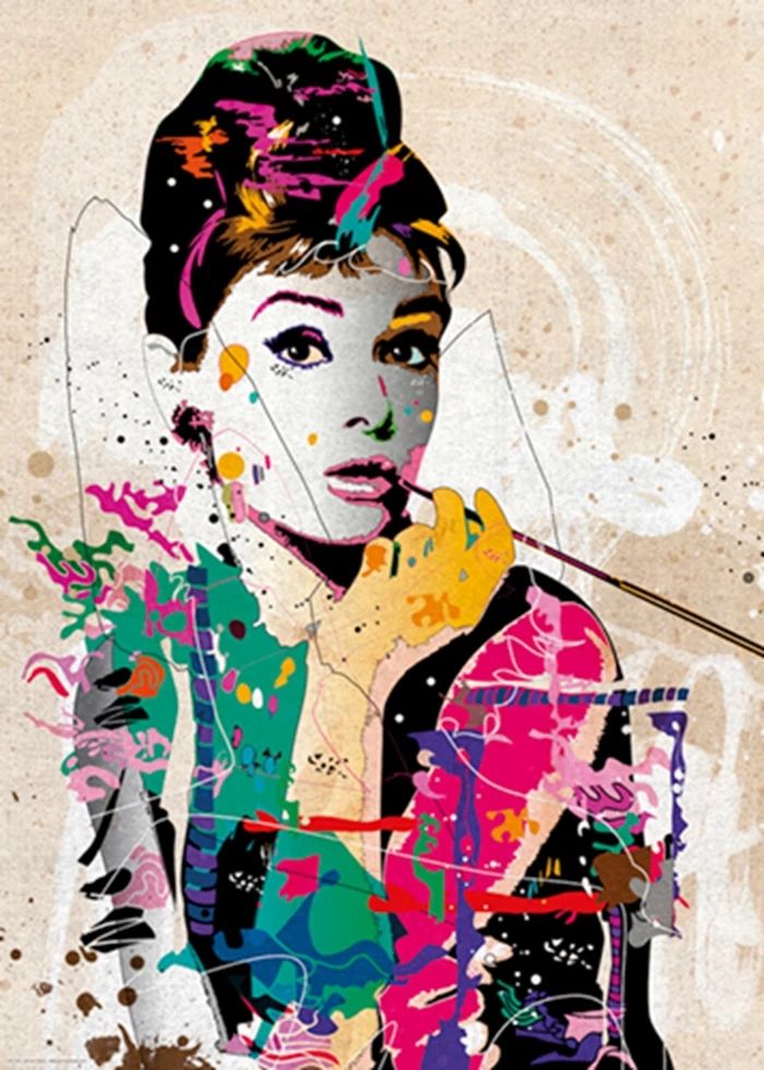 Puzzle Audrey - Standard Puzzle, 1000 Teile