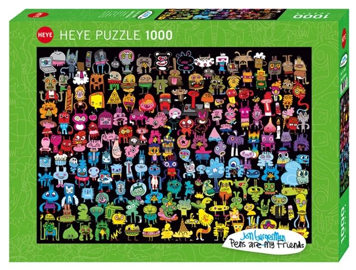 Puzzle Doodle Rainbow Standard, 1000 Teile