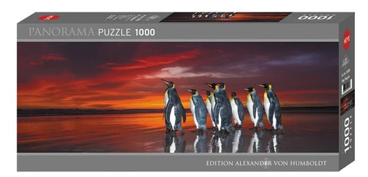 Puzzle King Penguins Panorama, 1000 Teile