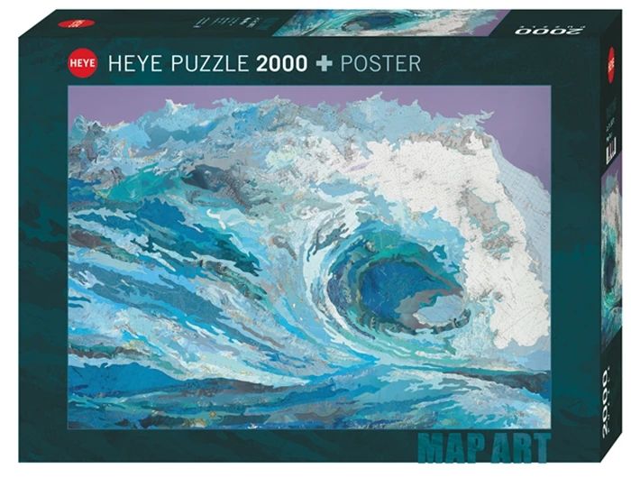 Puzzle Map Wave Standard, 2000 Teile