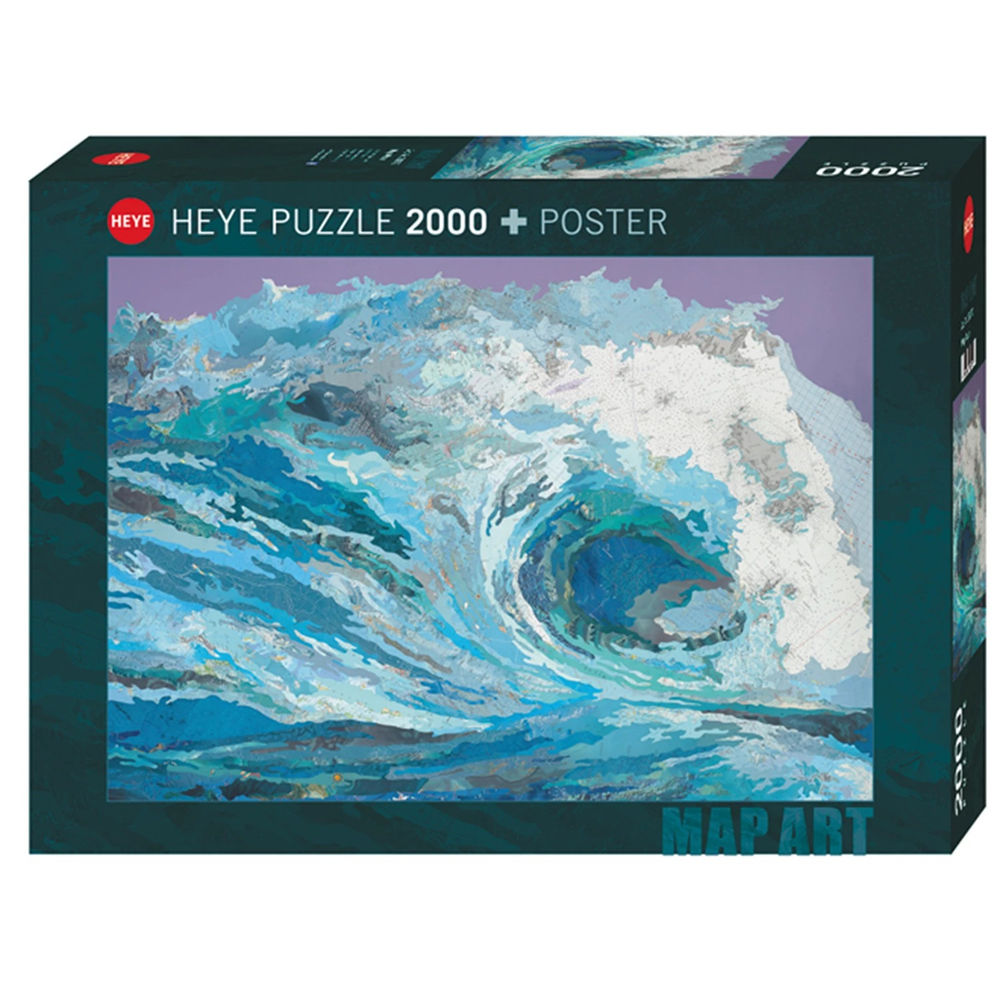 Puzzle Map Wave Standard, 2000 Teile