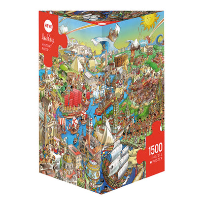 Puzzle History River Triangular, 1500 Teile