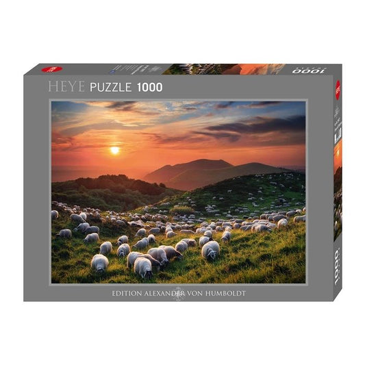 Puzzle Sheep and Volcanoes Standard, 1000 Teile