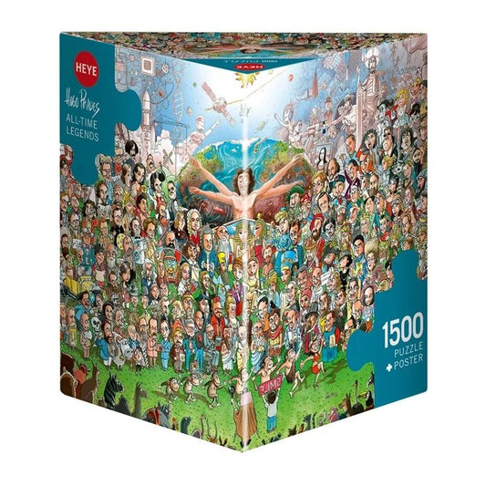 Puzzle All-Time Legends Triangular, 1500 Teile