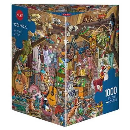 Puzzle In The Attic Triangular, 1000 Teile